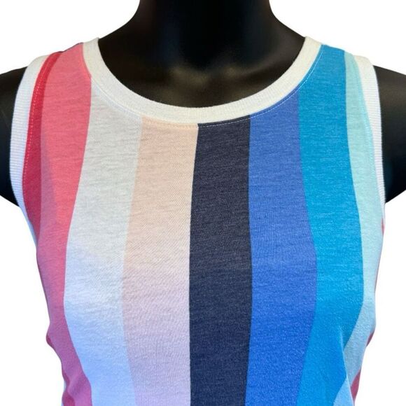Torrid Vertical Striped Vintage Triblend Jersey Crew Neck Tank Top Size 2 2XL - Picture 5 of 10